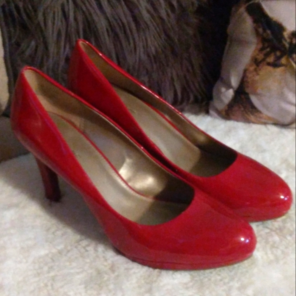 Cherry Red Pumps